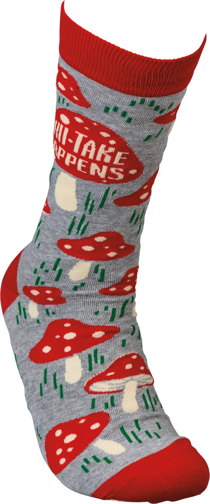 Crew Socks - Shiitake Happens