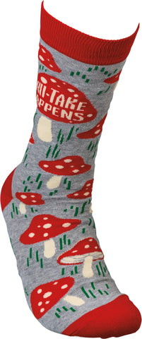Crew Socks - Shiitake Happens