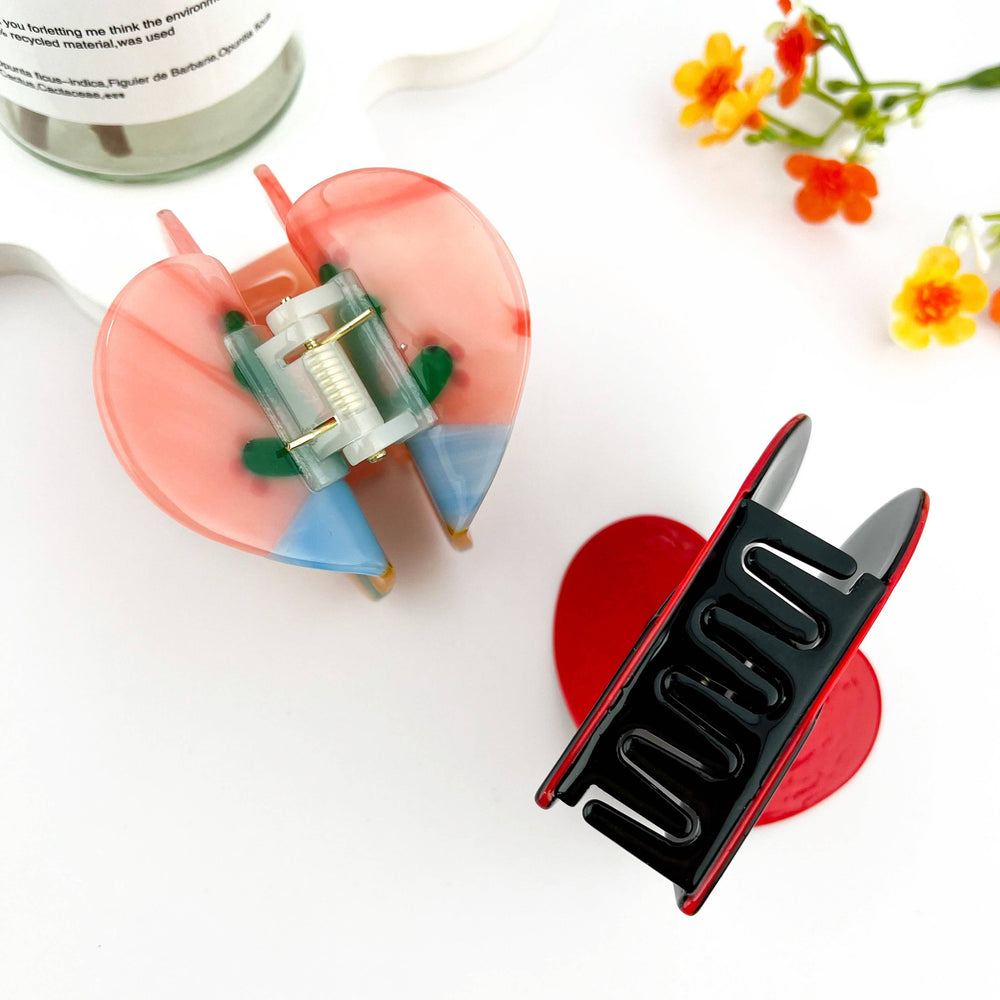 Hair Clip - Paw Heart