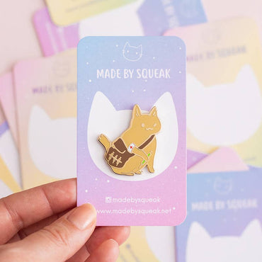 Adventure Cats Enamel Pins - DND party: Healer