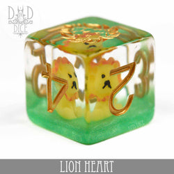 RPG Dice Set - Lion Heart
