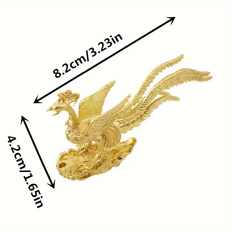 Golden Phoenix Incense Holder – Elegant Home Decor & Gifts