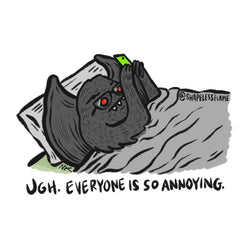 Vinyl Sticker - Everyone Is So Annoying Mothman