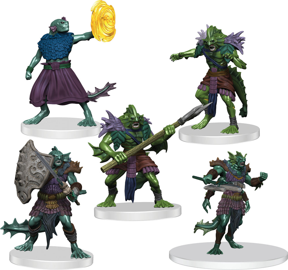 Dungeons & Dragons: Painted Miniature Set - Sahuagin Warband