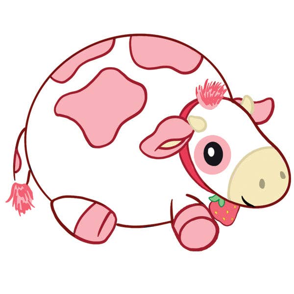 Mini Squishable - Strawberry Cow
