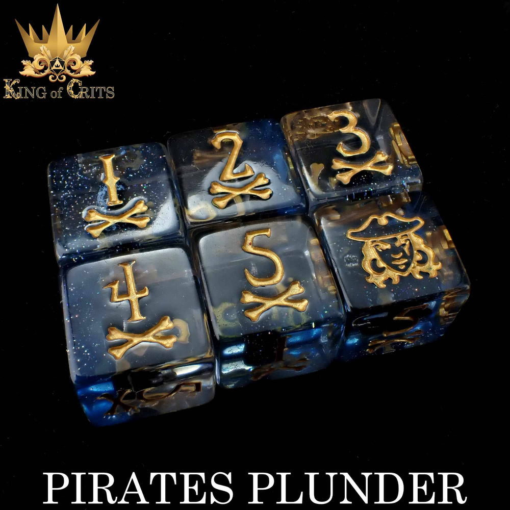 King of Crits Dice Set - Pirates Plunder (11-Piece)