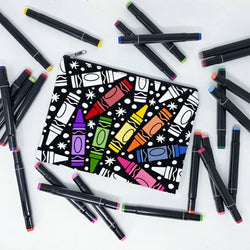 Color Your Own - Pencil Case (Retro Tech)