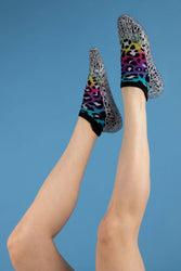 Ankle Socks - Rainbow Leopard