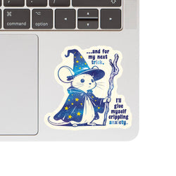 Sticker - Crippling Anxiety Mouse