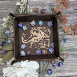 Vegan Leather Dice Tray - Mimic
