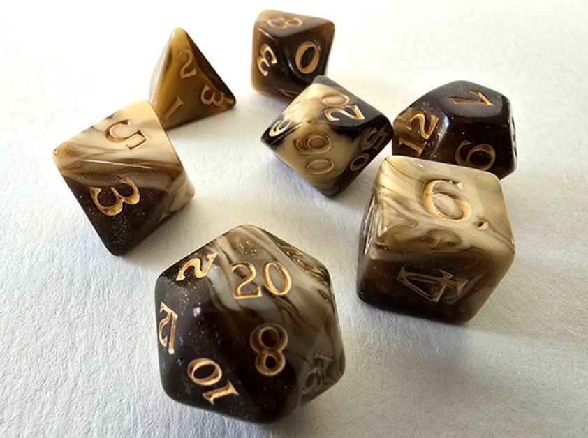 Scented RPG Dice - Dark Roast Ritual