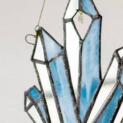 Stained Glass Suncatcher - Hanging Crystal