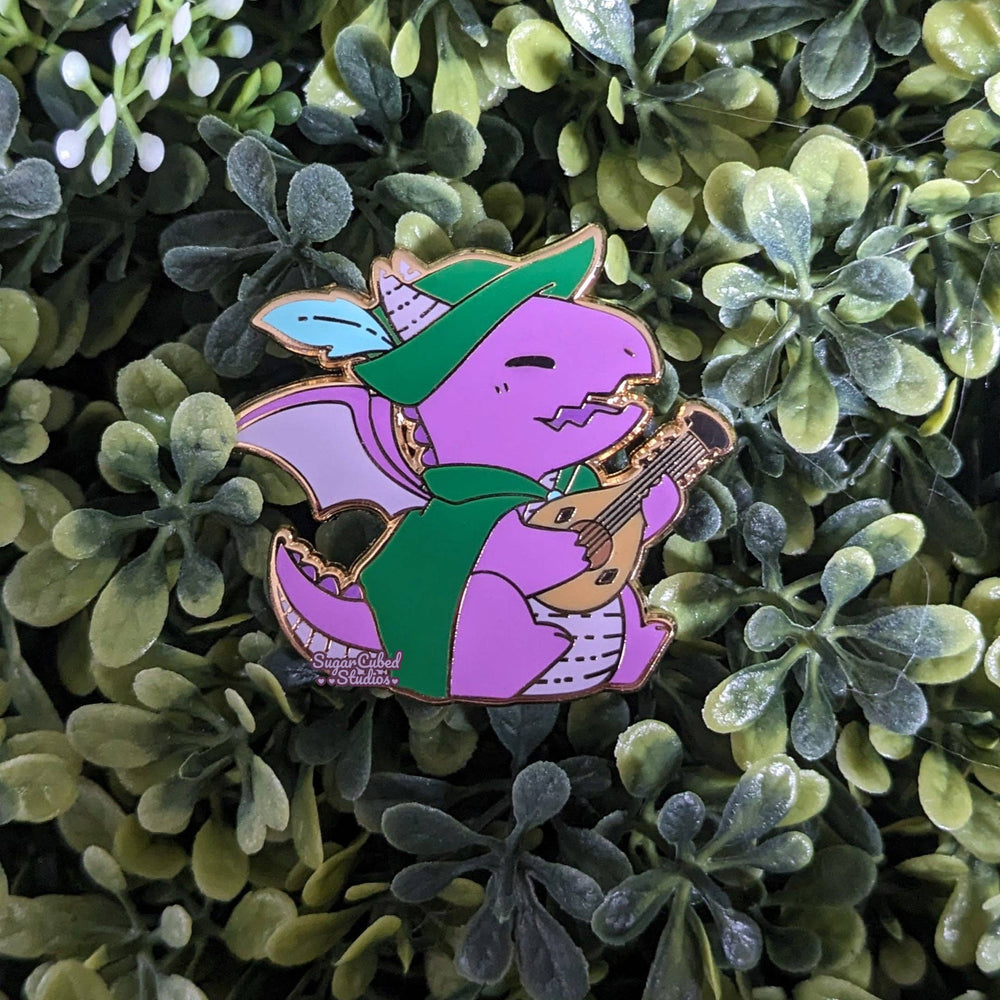 D&D Enamel Pin - Draconic Bard