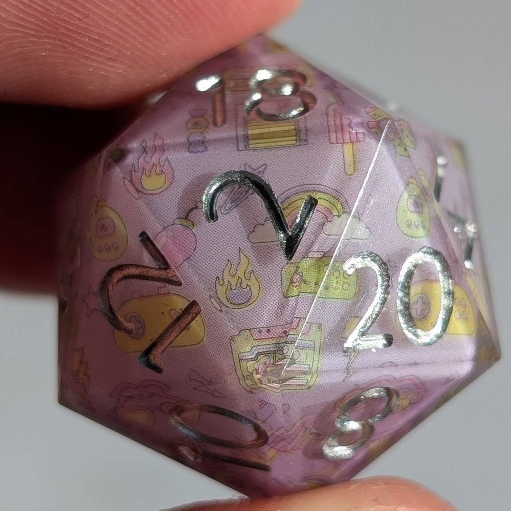 Ebonwood Dice Set - Memory Pop
