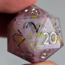 Ebonwood Dice Set - Memory Pop
