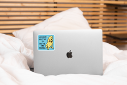 Sticker - All Food Must Go to the Lab for Testing