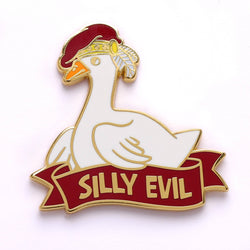 Enamel Pin - Silly Evil Goose