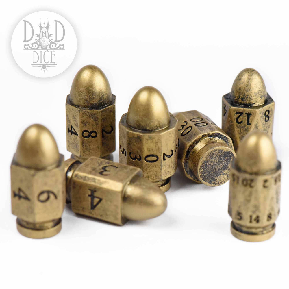King of Crits Dice Set - Top Brass