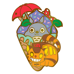 Studio Ghibli Totoro Ice Cream Enamel Pin
