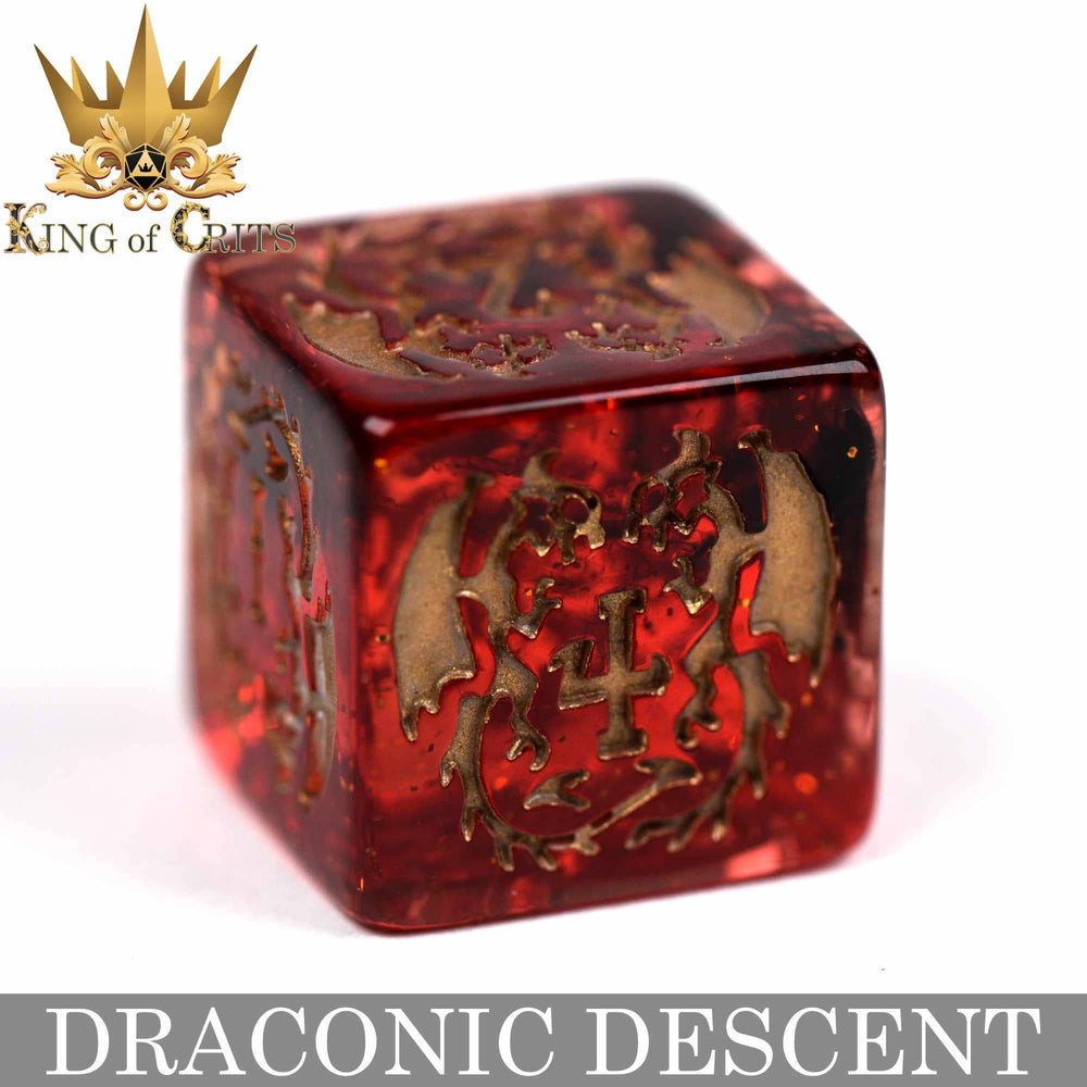 King of Crits Dice Set - Draconic Descent (11-Piece)