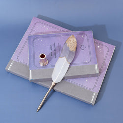 Quill Ballpoint Pen & Stand Set - Duck