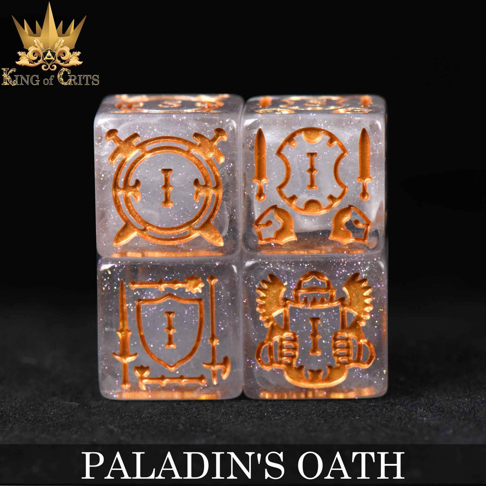 King of Crits Dice Set - Paladin's Oath (11-Piece)