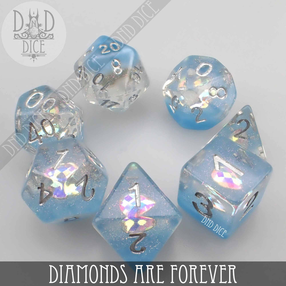 RPG Dice Set - Diamonds are Forever