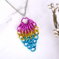 Pridemaille Cluster Pendant - Pansexual
