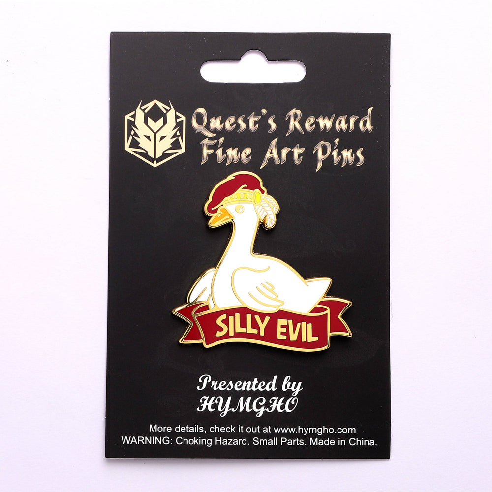 Enamel Pin - Silly Evil Goose