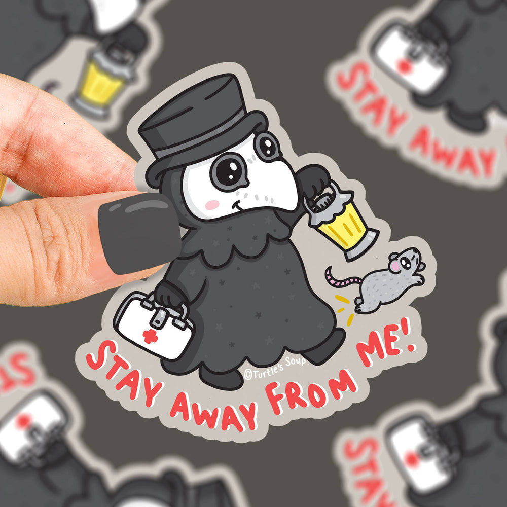 Vinyl Sticker - Stay Away From Me