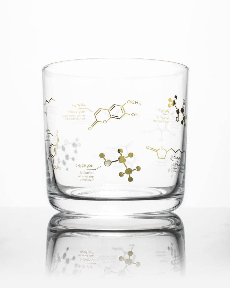 Drinking Glass - Chemistry of Whiskey (Case of 4)