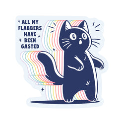 Vinyl Sticker - My Flabbers Have Been Gasted