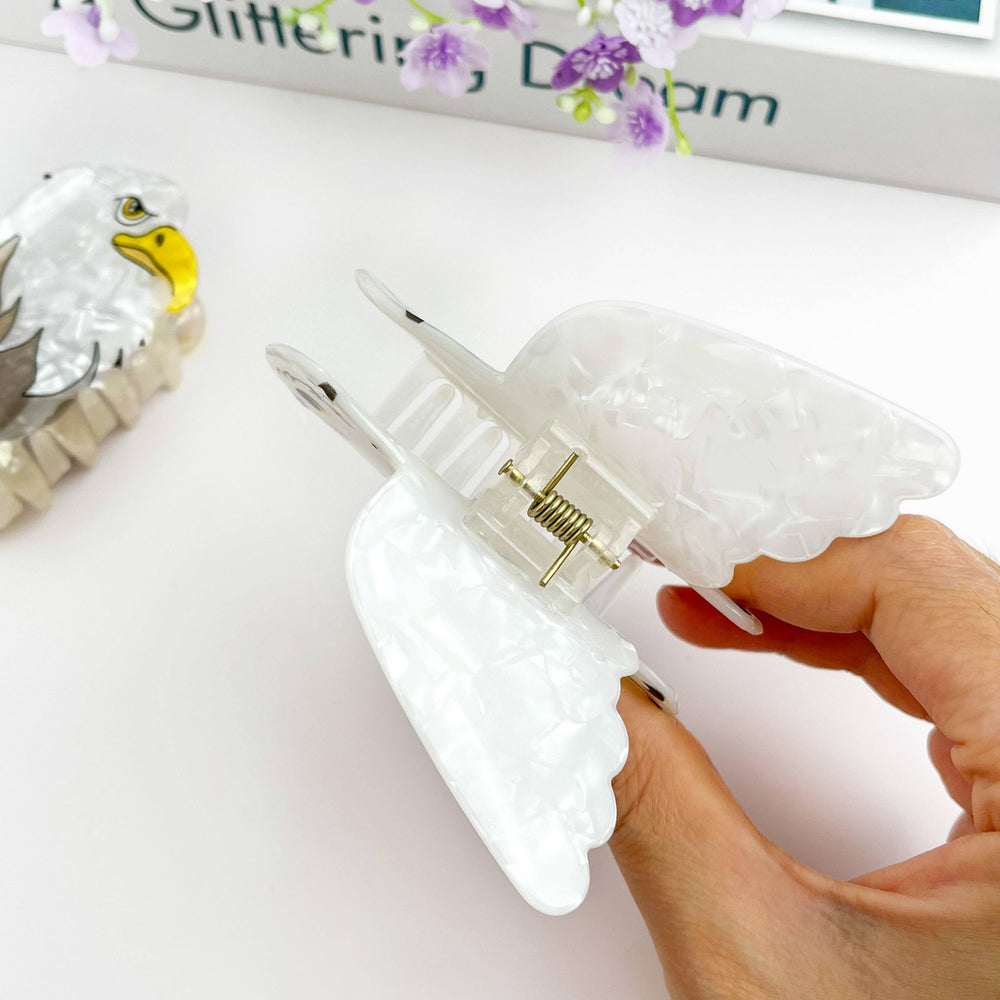 Hair Clip - Snow Owl