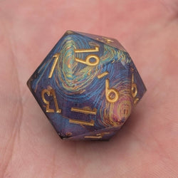 Ebonwood Dice Set - Starry Core