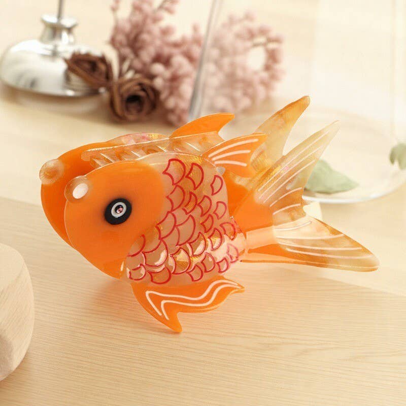 Hair Clip - Adorable Goldfish