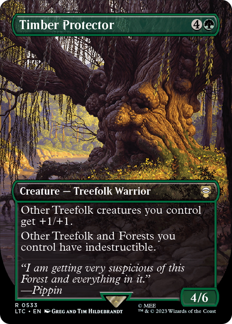 Timber Protector (Borderless) [The Lord of the Rings: Tales of Middle-Earth Commander]