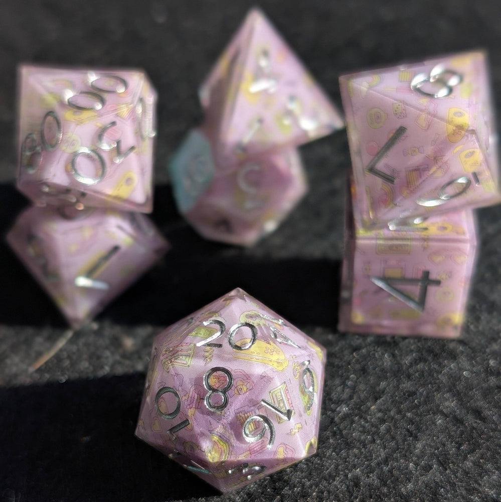 Ebonwood Dice Set - Memory Pop
