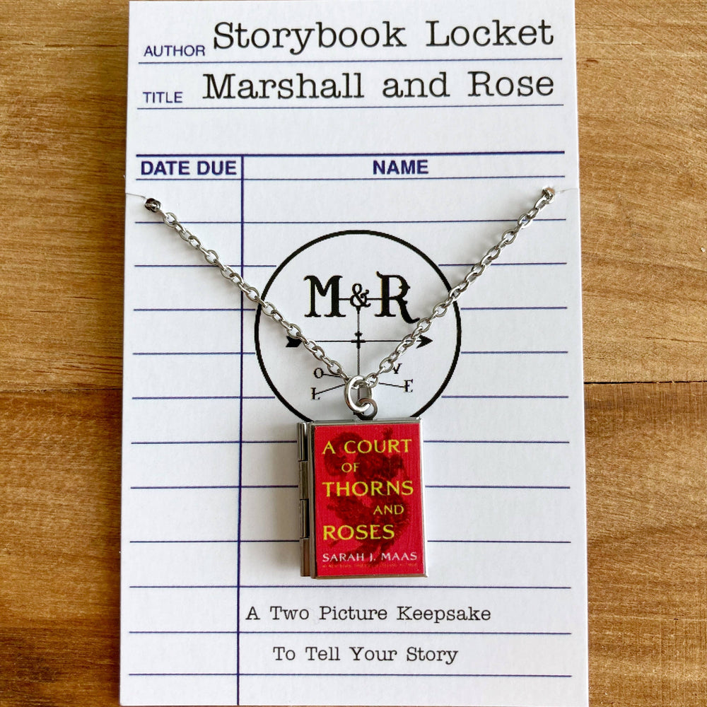 Book Locket - A Court of Thorns and Roses