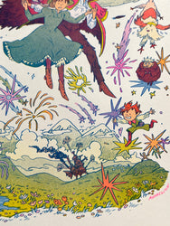 Riso Print - Howl's Moving Castle