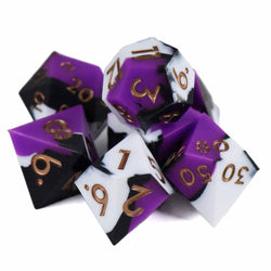 Silicone Dice Set - Night Orchid
