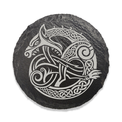 Slate Norse Mythology Coaster - Viking Compass