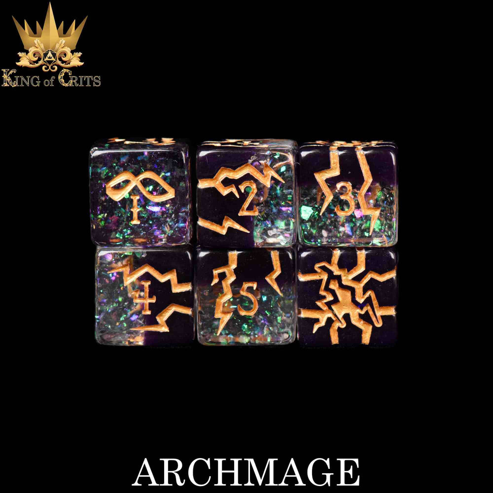 King of Crits Dice Set - Archmage (11-Piece)