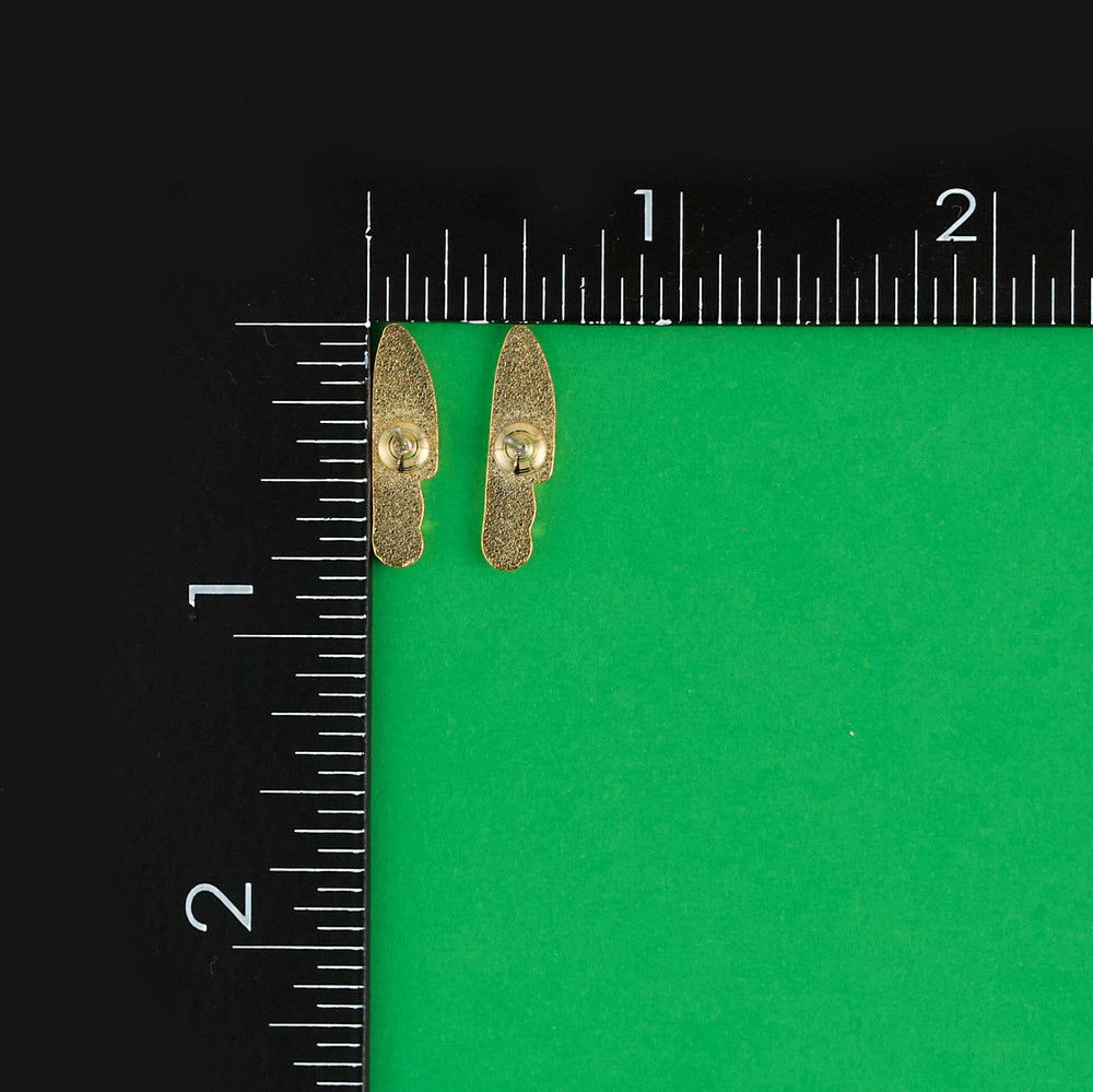 Enamel Earrings - Knife