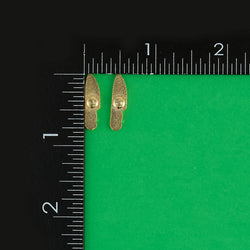 Enamel Earrings - Knife