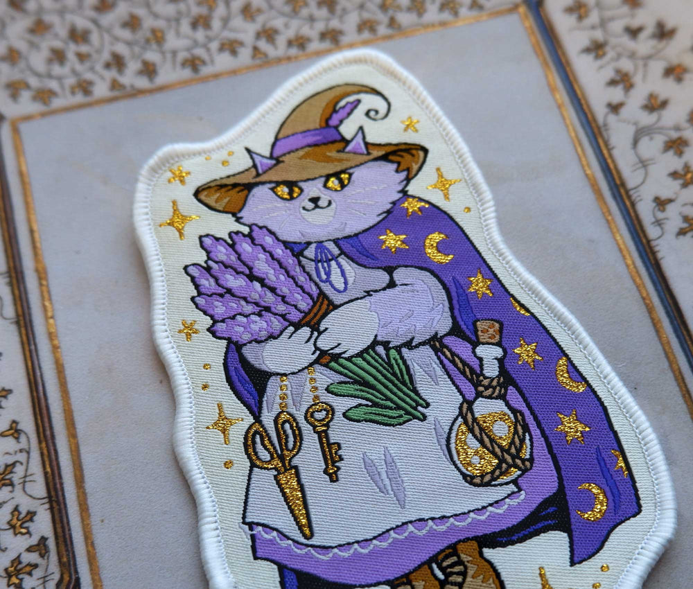 Cat Witch - Embroidered Patch