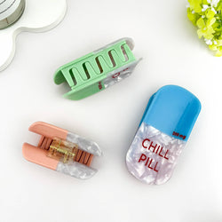 Hair Clip - Chill Pill Pink