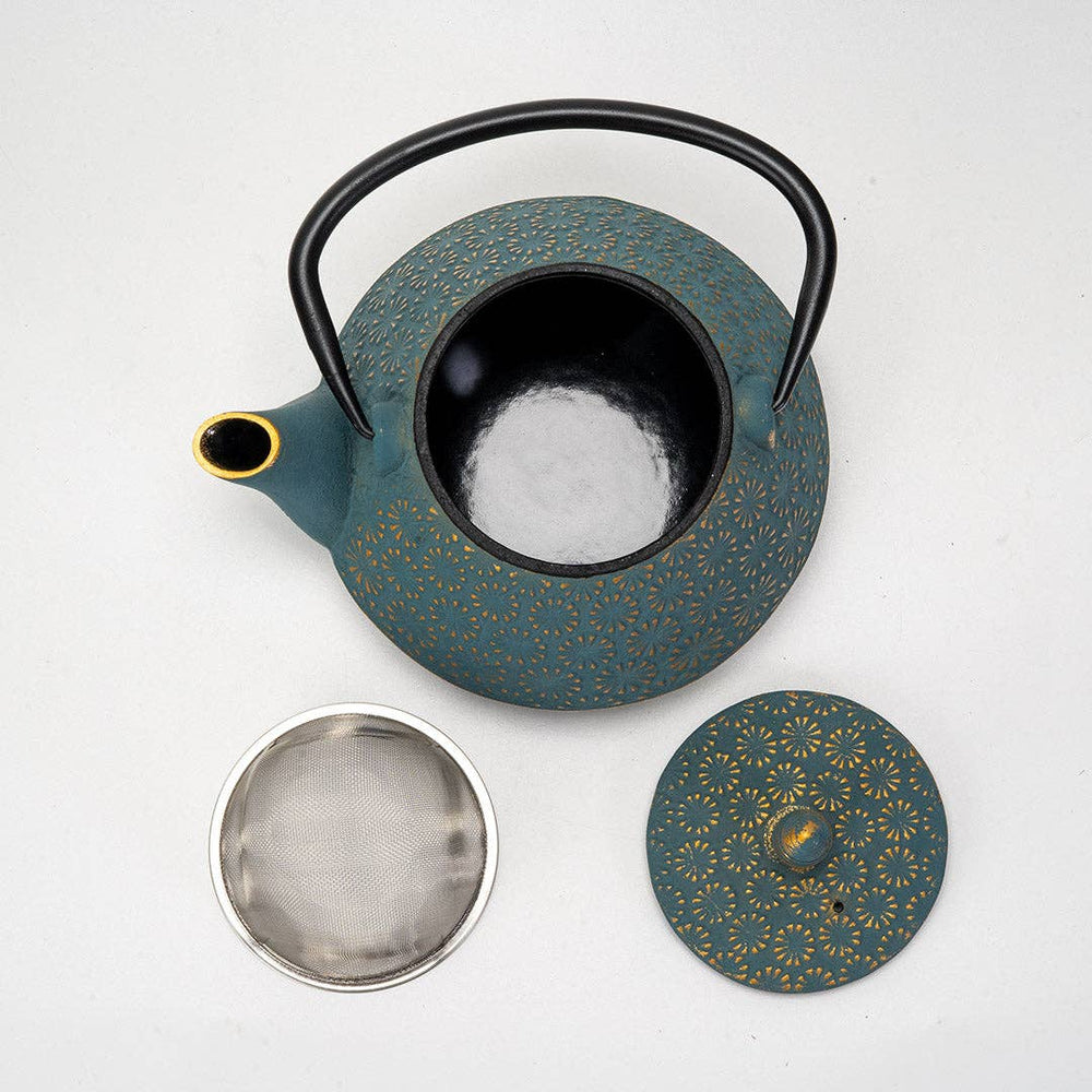 Tea Kettle - Teal Blue Plum