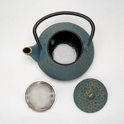 Tea Kettle - Teal Blue Plum