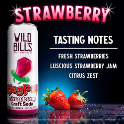Cane Sugar Craft Soda - Strawberry Ring Pop
