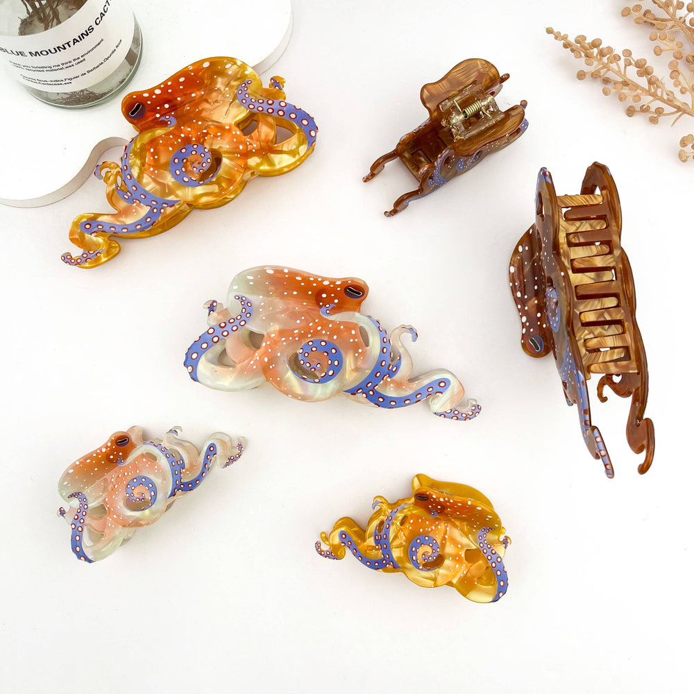 Hair Clip - Octopus